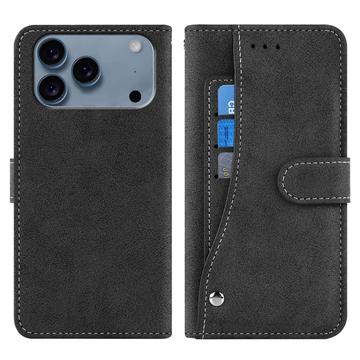 iPhone 17 Pro Elegante retro wallet hülle mit drehbarem Kartenhalter und Standfunktion
