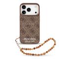 iPhone 17 Pro Guess 4G Strap Limited Edition Case - MagSafe-kompatibel - Braun