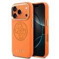 iPhone 17 Pro Guess Perforated 4G Logo-Hülle - MagSafe-kompatibel - Orange