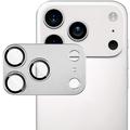 iPhone 17 Pro Imak Vollständiger Kameraobjektivschutz aus Metall und gehärtetem Glas - Silber