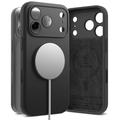 iPhone 17 Pro Max/18 Pro Max Ringke Liquid Silicone MagSafe Hülle - Schwarz