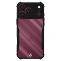 iPhone 17 Pro Max/18 Pro Max Tactical Quantum Stealth Hülle mit verstärkten Ecken - Klar / Schwarz