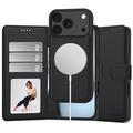 iPhone 17 Pro Max/18 Pro Max Tech-Protect 2-in-1 Wallet Hülle - Magsafe-kompatibel - Schwarz