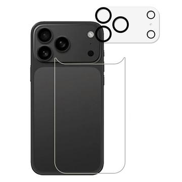 iPhone 17 Pro Max 2-in-1 Set Panzerglas Rückseitenschutz & Kameralinse - Klar