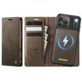 iPhone 17 Pro Max Caseme C49 2-in-1 abnehmbare Wallet Hülle - MagSafe-kompatibel, RFID - Kaffee