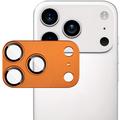 iPhone 17 Pro Max Imak Vollständiger Kameraobjektivschutz aus Metall und gehärtetem Glas - Orange