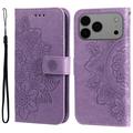 iPhone 17 Pro Max/18 Pro Max Mandala Serie Wallet Hülle - Purpur