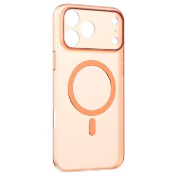 iPhone 17 Pro Max Momax CaseForm Lite MagSafe Hülle - Transparent Orange
