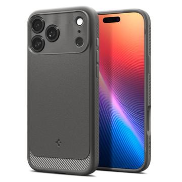 iPhone 17 Pro Max Spigen Rugged Armor Mag TPU Hülle - Grau