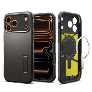 iPhone 17 Pro Max Spigen Tough Armor T Mag Hülle - Gunmetal
