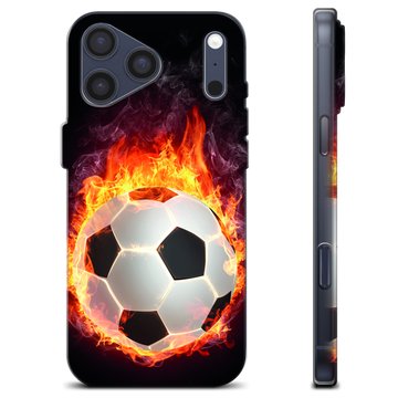 iPhone 17 Pro Max TPU Hülle - Fußball Flamme