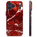 iPhone 17 Pro Max TPU Hülle - Roter Marmor