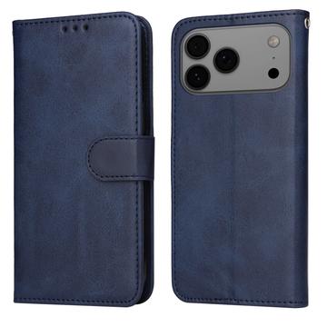 iPhone 17 Pro Max Wallet Hülle mit Ständer - Blau