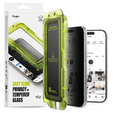 iPhone 17 Pro Ringke Easy Slide Privacy Panzerglas - 2 Stk.
