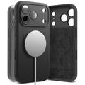 iPhone 17 Pro Ringke Liquid Silicone MagSafe Hülle - Schwarz