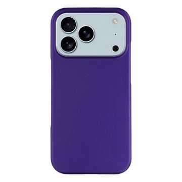 iPhone 17 Pro Gummierte Kunststoff Hülle - Violett