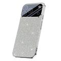 iPhone 17 Pro Glitzernde Glitzer-Hybridhülle - Silber