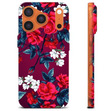 iPhone 17 Pro TPU Hülle - Vintage Blumen
