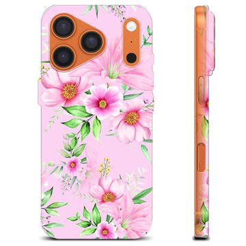 iPhone 17 Pro TPU Hülle - Aquarell Blumen
