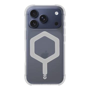 iPhone 17 Pro Tactical MagForce Hexagon Hülle - MagSafe-kompatibel - Weiß / Durchsichtig