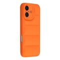iPhone 17 Pufferjacke Stoßfeste TPU-Hülle - Orange
