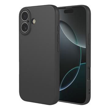 iPhone 17 stoßfeste Silikonhülle - Schwarz
