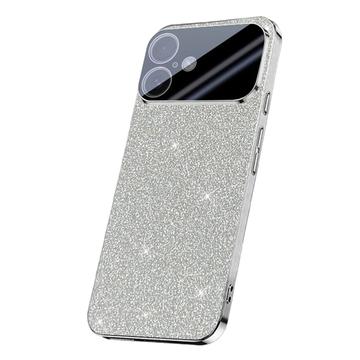 iPhone 17 Glitzernde Glitzer-Hybridhülle - Silber