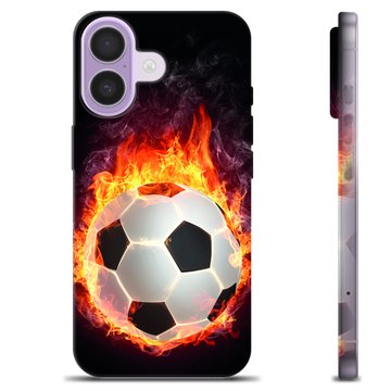 iPhone 17 TPU Hülle - Fußball Flamme