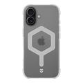 iPhone 17 Tactical MagForce Hexagon Hülle - MagSafe-kompatibel - Weiß / Durchsichtig