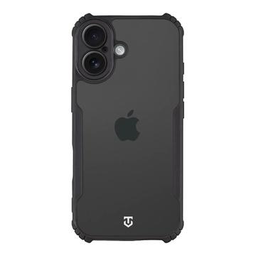 iPhone 17 Tactical Quantum Stealth Hülle mit verstärkten Ecken - Klar / Schwarz