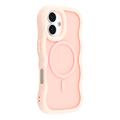 iPhone 17 Wellenkante Magnetische Hybridhülle - Pink