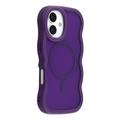 iPhone 17 Wellenkante Magnetische Hybridhülle - Lila