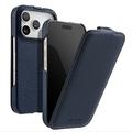 Melkco Magnet-Flipcase für iPhone 18 Pro/17 Pro (vertikal) – Blau