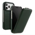 Melkco Magnet-Flipcase für iPhone 18 Pro/17 Pro – vertikal – grün
