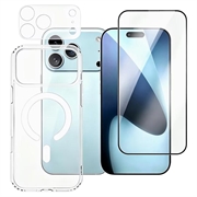 iPhone 18 Pro 3-in-1-Schutzset - MagSafe-kompatibel - transparent