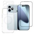 iPhone 18 Pro 3-in-1-Schutzset - MagSafe-kompatibel - transparent