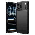 iPhone 18 Pro Gebürstete TPU Hülle - Karbonfaser