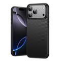 iPhone 18 Pro Hybrid-Hülle aus Kohlefaser - MagSafe-kompatibel - Schwarz