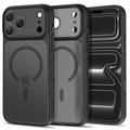 iPhone 18 Pro Max/17 Pro Max Tech-Protect MagPrime MagSafe CC Hybrid-Hülle - Mattschwarz
