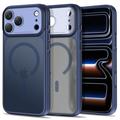 iPhone 18 Pro Max/17 Pro Max Tech-Protect MagPrime MagSafe CC Hybrid-Hülle - Matt Blau