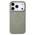 iPhone 18 Pro Max Liquid-Silikonhülle - MagSafe-kompatibel - Titangrau