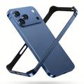 iPhone 18 Pro Max Metall-Schutzhülle mit erhöhten Kanten - Blau