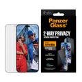 iPhone 18 Pro Max PanzerGlass Ultra-Wide Fit EasyAligner 2-Way Privacy Panzerglas - 9H - Schwarzer Rand