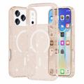 iPhone 18 Pro Max Stylish Glitter Serie Hybrid Hülle - MagSafe-kompatibel - Gold