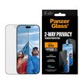 iPhone 18 Pro PanzerGlass Ultra-Wide Fit EasyAligner 2-Way Privacy Panzerglas - 9H - Schwarzer Rand