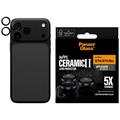 iPhone 18 Pro/18 Pro Max PanzerGlass Hoops Ceramic II Kameraobjektivschutz - Schwarz
