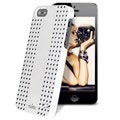 iPhone 5 / 5S / SE  Puro Rock Round Nieten Schale (Offene Verpackung - Ausgezeichnet) - Weiß