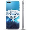 iPhone 5/5S/SE TPU Hülle - Diamant