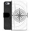 iPhone 6 / 6S Premium Schutzhülle mit Geldbörse - Kompass