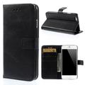 iPhone 6/6s Wallet Schutzhülle mit Magnetverschluss - Schwarz